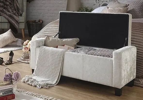 Verona Grey Crushed Velvet Closed