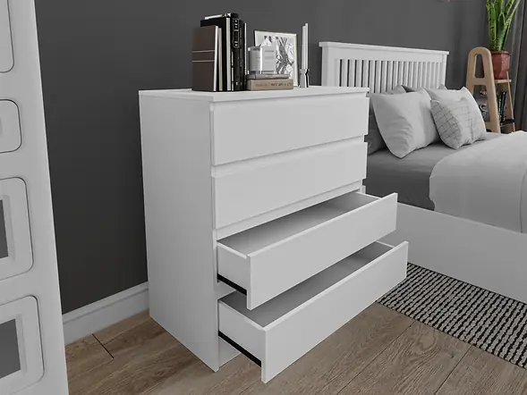 Flair Toivo Chest Of Drawers White