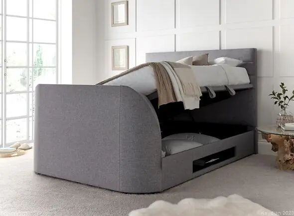 Kaydian Appleby Ottoman TV Bed Grey