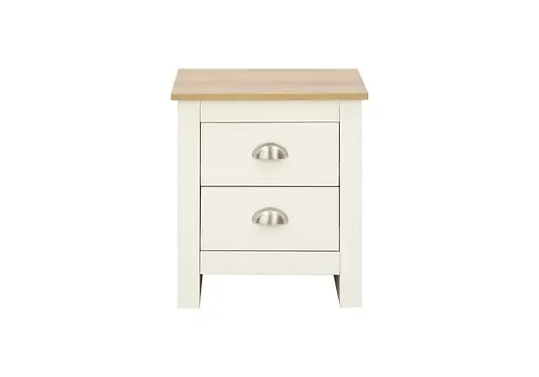 GFW Lancaster 2 Drawer Bedside