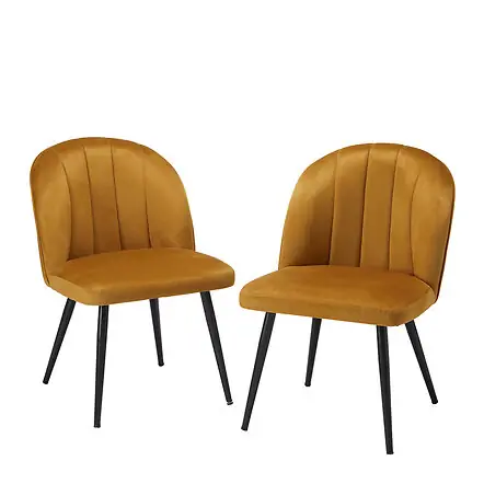 LPD Orla Chair Mustard Pack Of Two