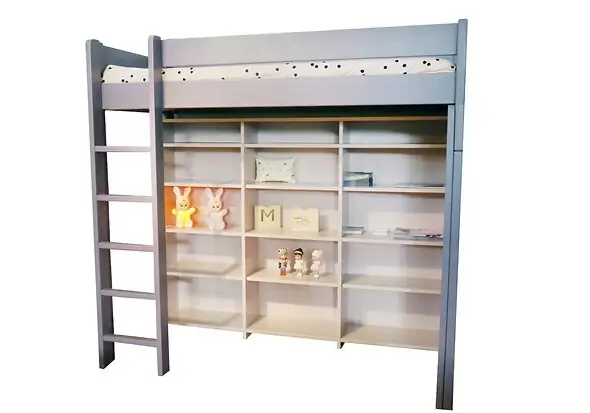 Mathy by Bols Dominique 186 Highsleeper with Bookcase
