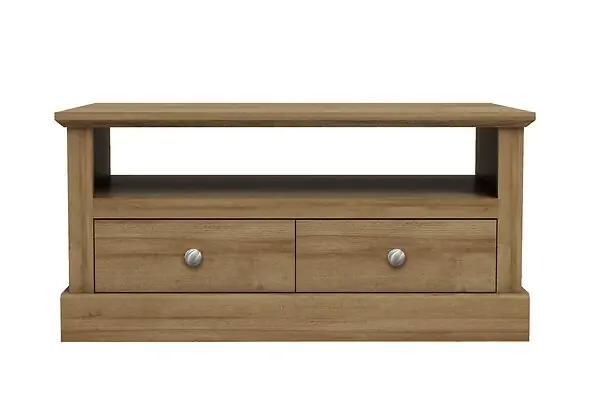 LPD Devon Oak 2 Drawer Coffee Table
