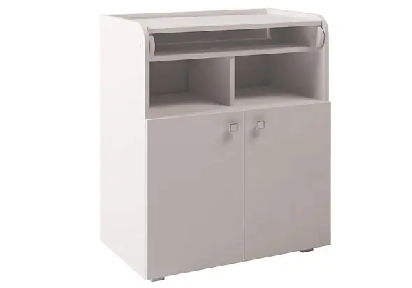 Kidsaw Kudl Kids Changing Board Cupboard with Storage 1270 - White