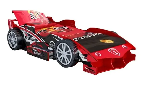Artisan Speedracer car bed frame in red