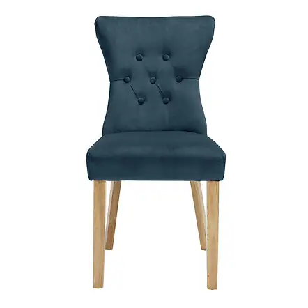 LPD Naples Chair Peacock Blue Pack Of Two