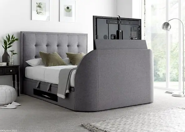 Kaydian Falstone Ottoman TV Bed Grey