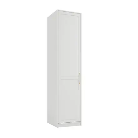 LPD Austen White 1 Door Wardrobe