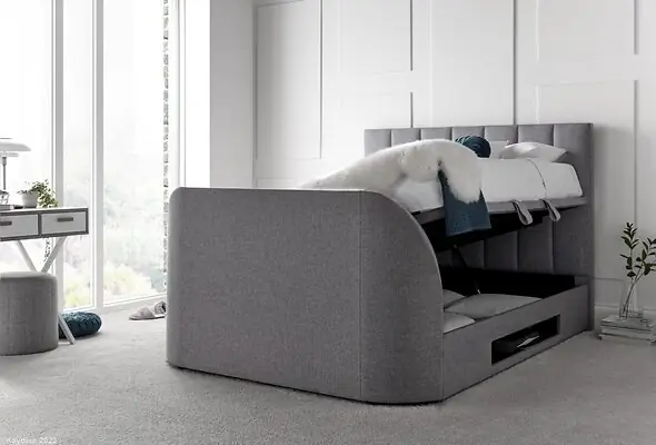 Kaydian Medburn Ottoman TV Bed Grey