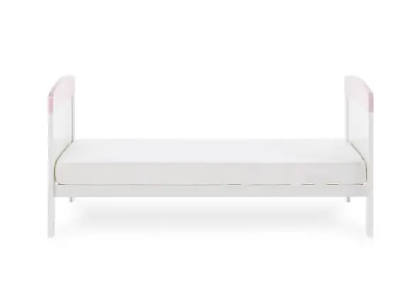 Obaby Grace Inspire Cot Bed - Me & Mini Me Elephants - Pink
