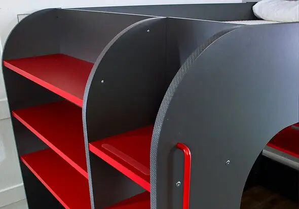 Trasman Podbed Gaming High Sleeper with Chair Bed