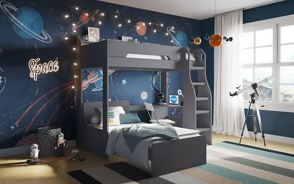 Flair Cosmic L Shaped Bunk Bed