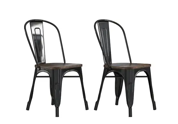 Dorel Fusion Metal Dining Chair (Set of 2)