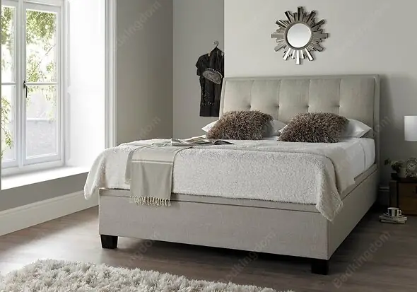 Accent Slate Closed Ottoman