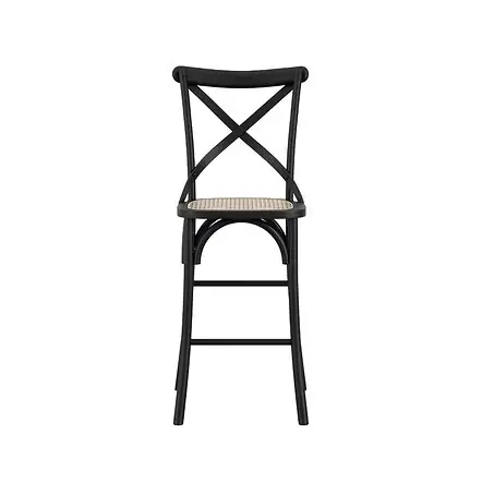 LPD Fitzroy Black / Cane Counter Stool