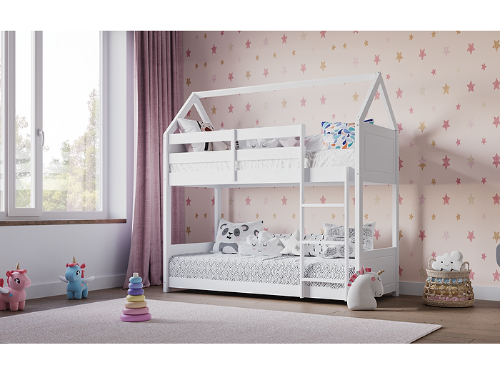 Flair Plation Low Play House Shorty Bunk White
