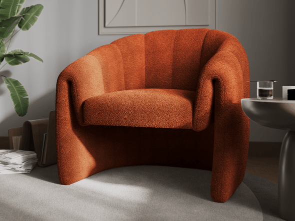 Flair Nolia Boucle Accent Chair