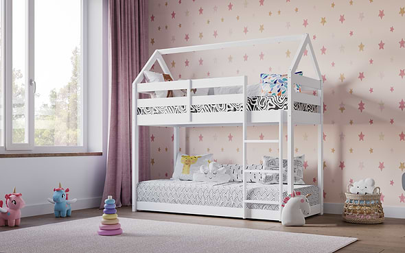 Flair Sasa Play House Shorty Bunk White
