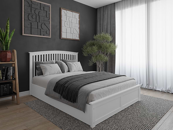 Flair Wharfedale Wooden Ottoman 