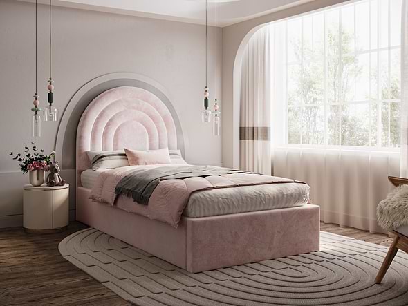 Flair Ava Single Ottoman Bed
