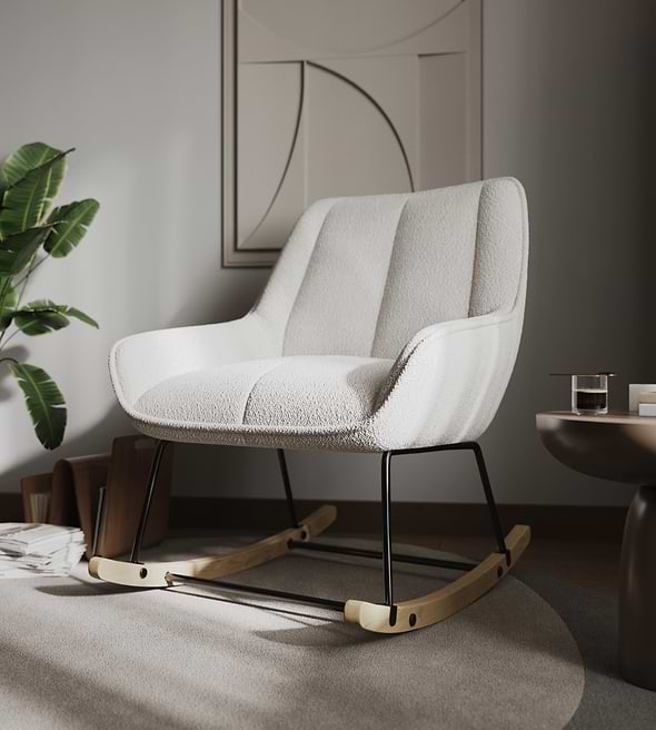 Flair Isabelle Boucle Rocking Chair
