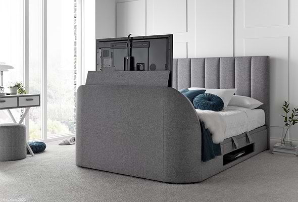 Kaydian Medburn Ottoman TV Bed Grey