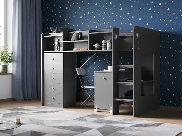Flair Wizard Junior Mid High Cabin Station with Storage
