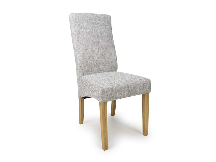 Flair Bailey Grey Weave Dining Chair (Pair) Flair Bailey Grey Weave Dining Chair (Pair)