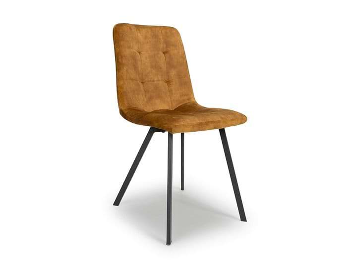 Flair Cadiz Brushed Velvet Bronze Dining Chair (4 Pack)