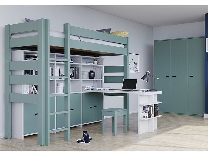 Mathy by Bols Dominique 186 Highsleeper with Bookcase
