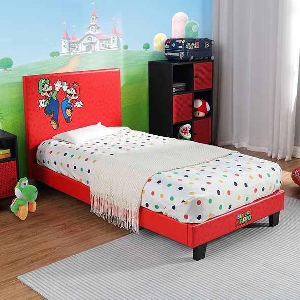 X Rocker Super Mario Bros Gaming Bed