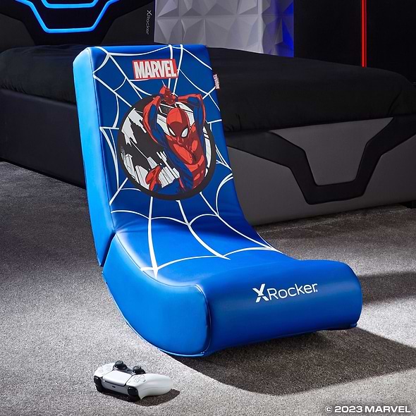 X Rocker Marvel Hero Video Rocker Chair - Spider Man

