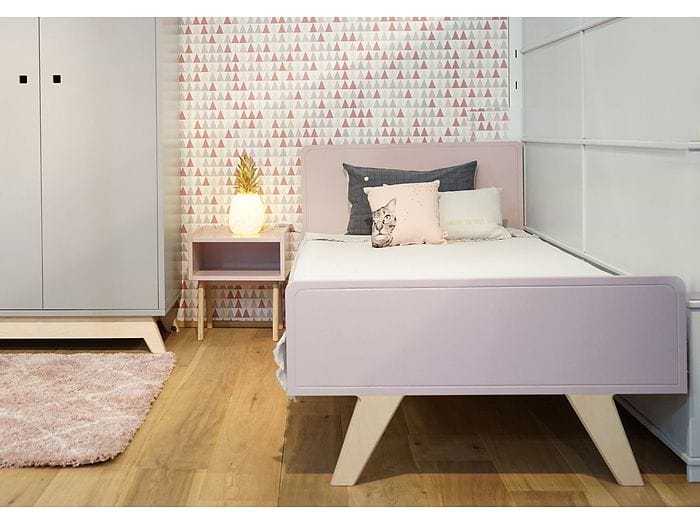 Mathy By Bols Madavin Single Bed with Natural Legs
