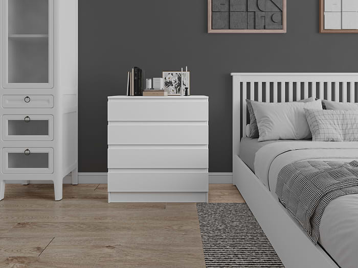 Flair Toivo Chest Of Drawers White