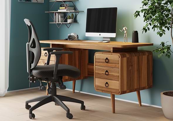 Alphason Hudson Office Chair Black