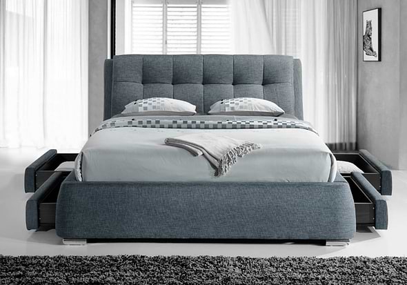 Artisan Fabric 4 Side Drawer Bed Frame
