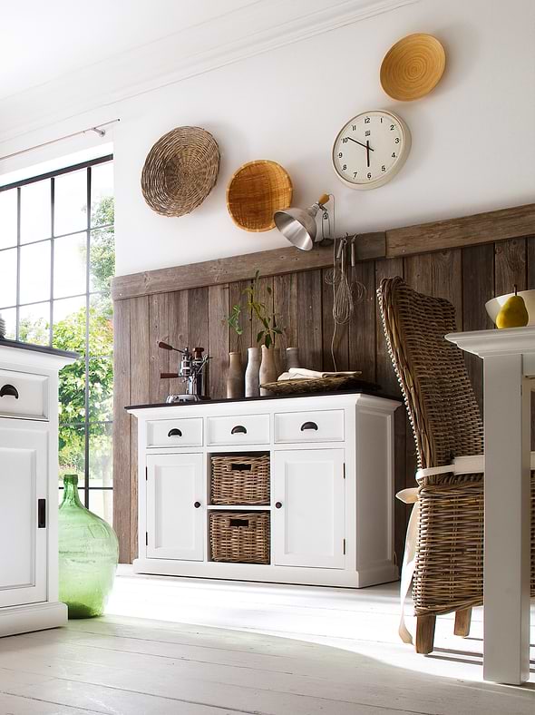 Nova Solo Halifax Contrast Buffet With 2 Baskets
