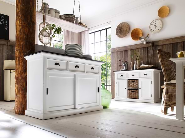 Nova Solo Halifax Contrast Buffet With Sliding Doors