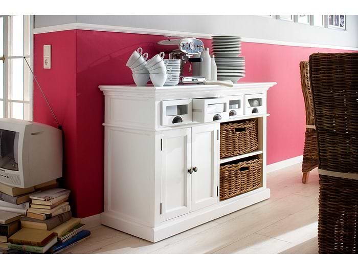 Nova Solo Halifax Kitchen Buffet With Basket Set
