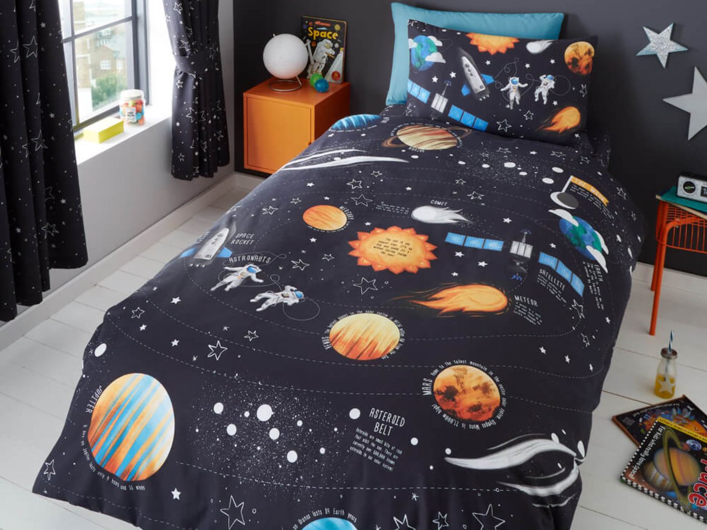 Happy Linen Co Solar System Space Bedding