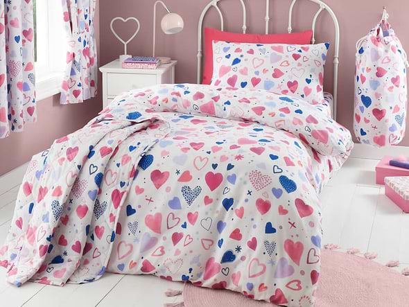 Happy Linen Co Hearts Bedding