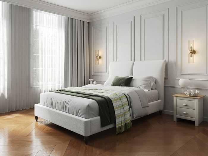 Flair Montello Boucle Fabric Bed
