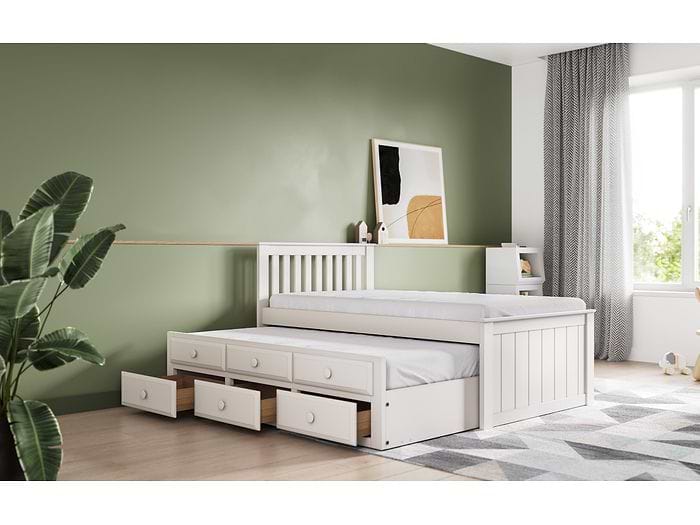Montana captains bed white
