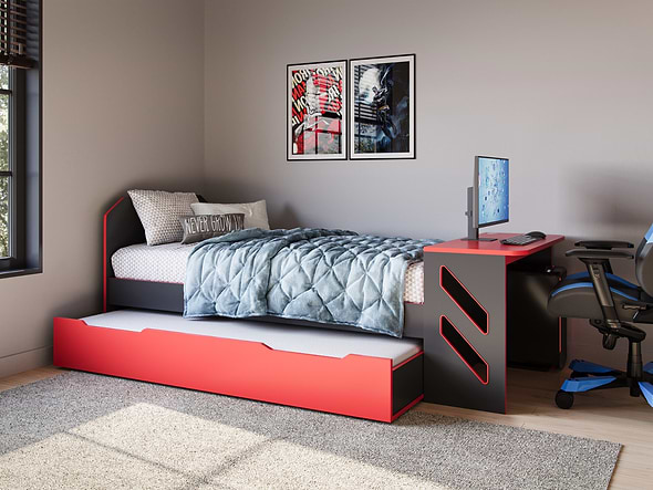 Recoil Portal Gaming Single Bed
