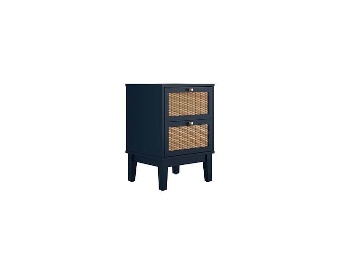 LPD Bordeaux Blue Bedside