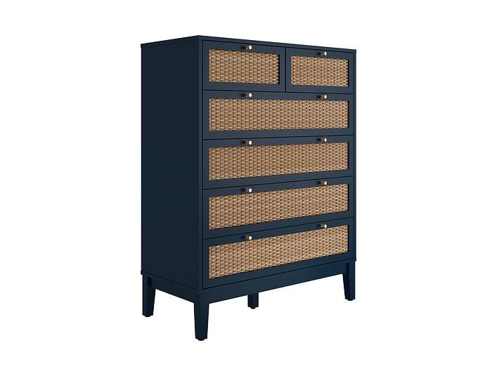 LPD Bordeaux Blue Chest Of Drawer