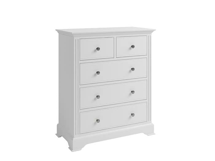 Snooze White Wooden 2 Over 3 Chest
