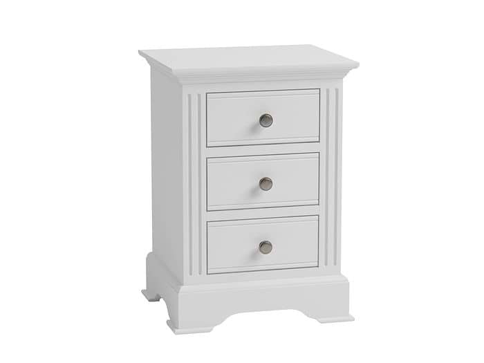 Kettle Interiors Essential White Large Bedside Cabinet