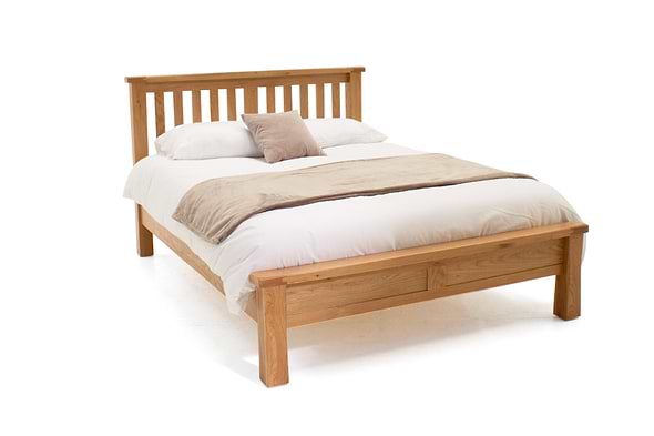 Vida Living Breeze Bed Oak Low Footboard
