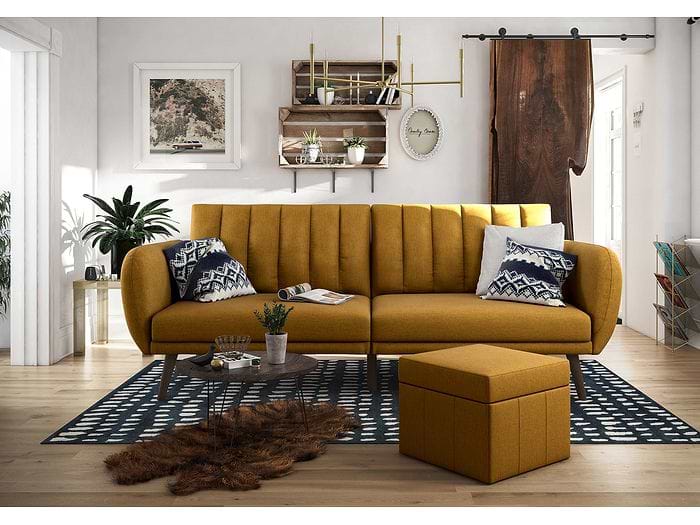 Dorel Brittany 2 Seater Sofa Bed